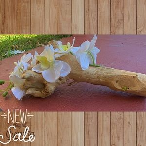 Orchids in Organic Wood Rustic and Nature Decor🤍